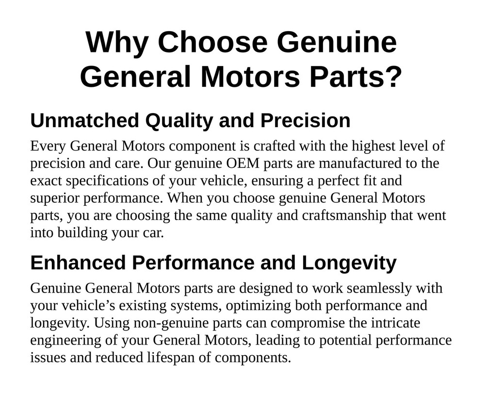 Genuine General Motors OE Bracket 60005348