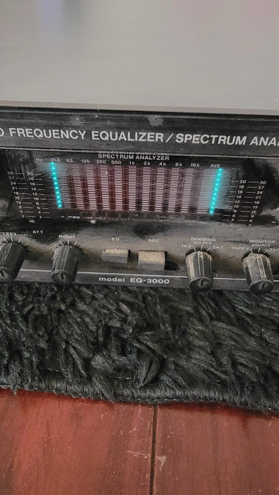 BSR EQ-3000 Stereo Frequency Equalizer - Working Good Vintage