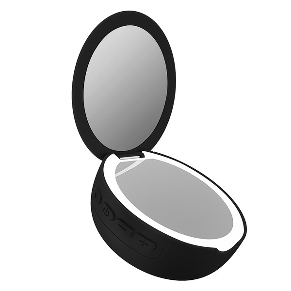 Priority Products 51810184B Compact Bluetooth Mirror Speaker With Lights, M6 (B