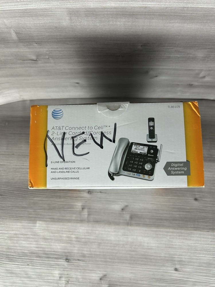 AT&T 2-Line Corded/Cordless Bluetooth Phone System