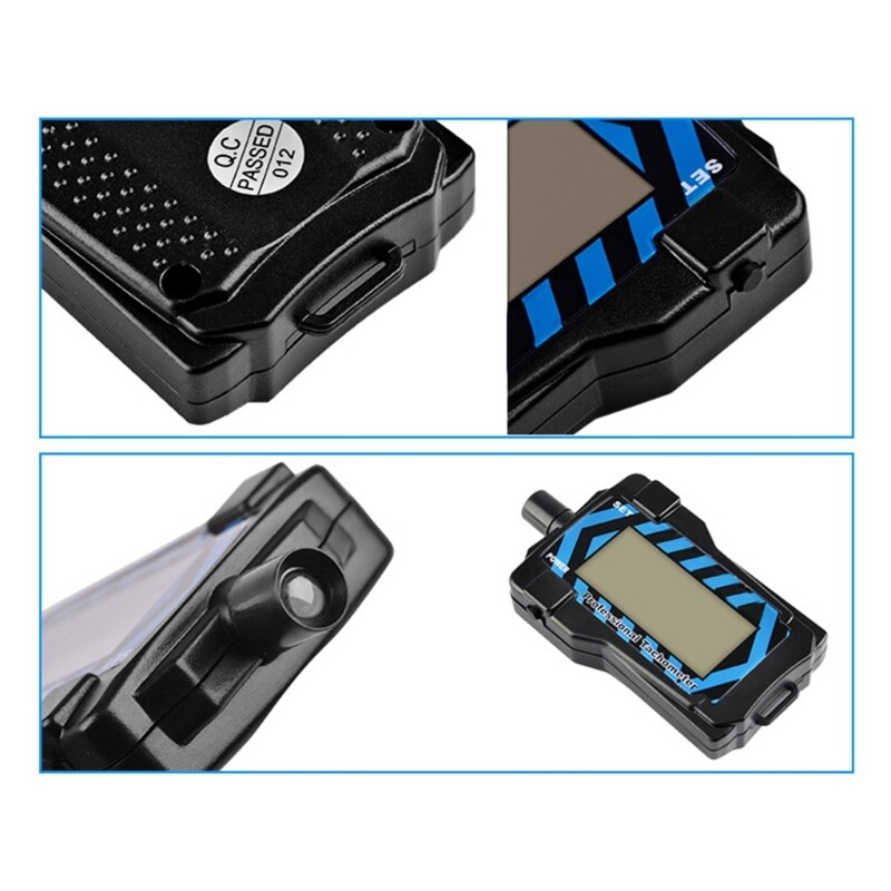 Handheld Optoelectronic Digital Display Tachometer Reliable Speed Meter