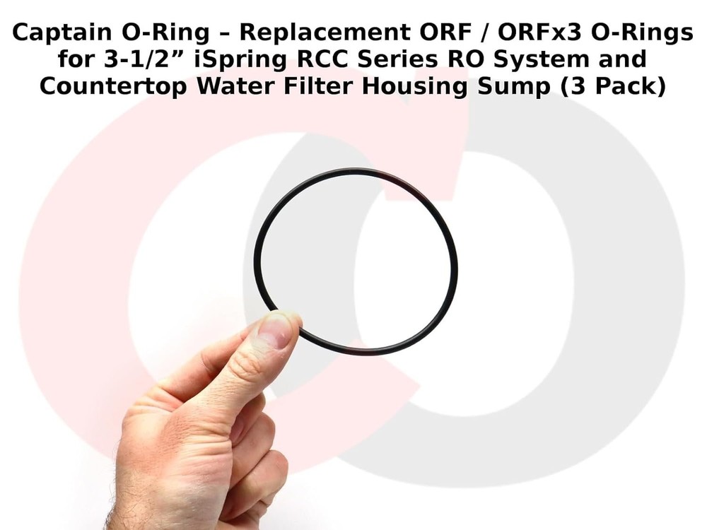 ORF ORFx3 O-Rings for iSpring RCC Series RO Water Filter Housings (3 Pack)