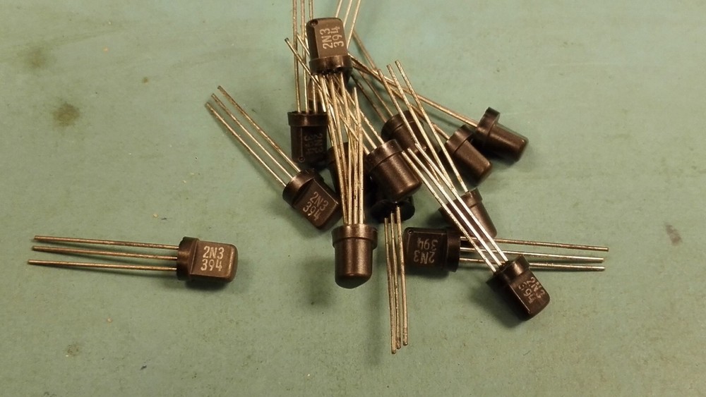 ( 5 PCS ) 2N3394 TRANSISTOR, GENERAL ELECTRIC
