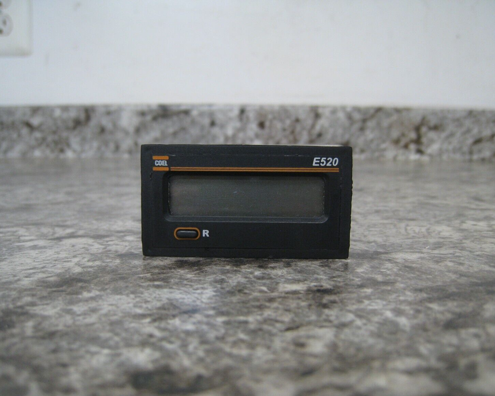 Coel Coelmatic E520 8-Digit LCD Pulse / Hour Totalizer Counter Free Shipping
