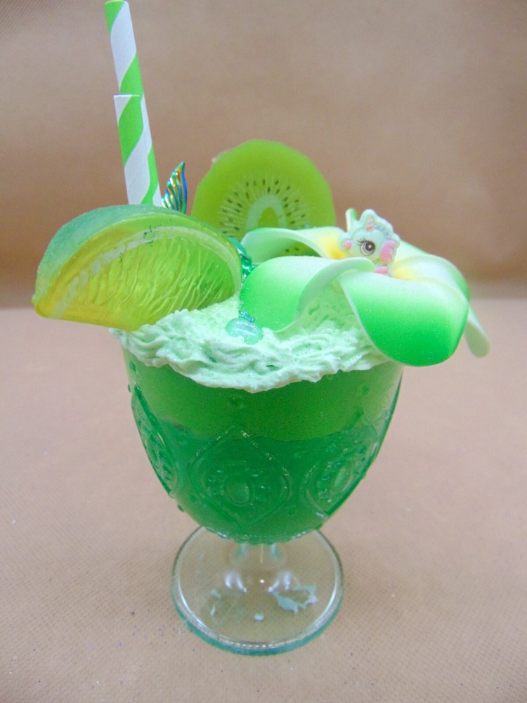 "Lime Cream Colada" Fake Bake Cocktail