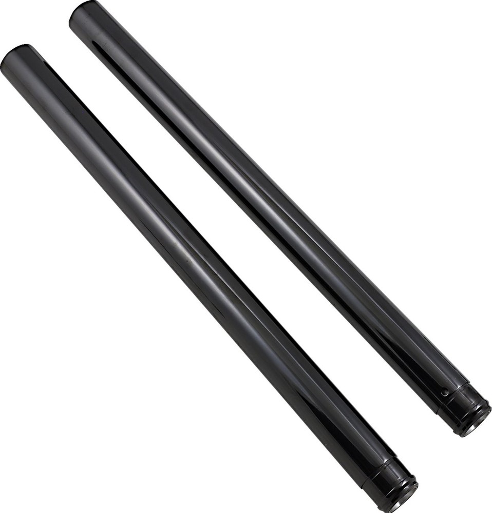 Custom Cycle 49mm 25.75" Length Black Diamond-Like Fork Tubes (710009)