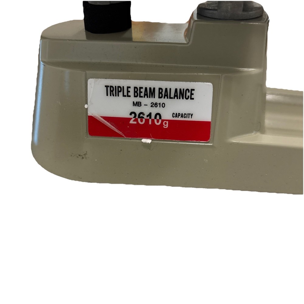 Triple Beam Balance with 2,610 Gram Capacity