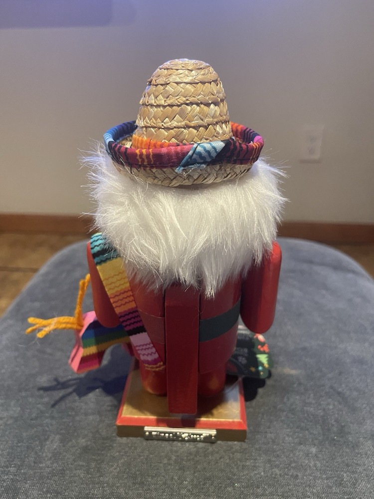 Mexican Nutcracker 9” With Tequila & Piñata NWT