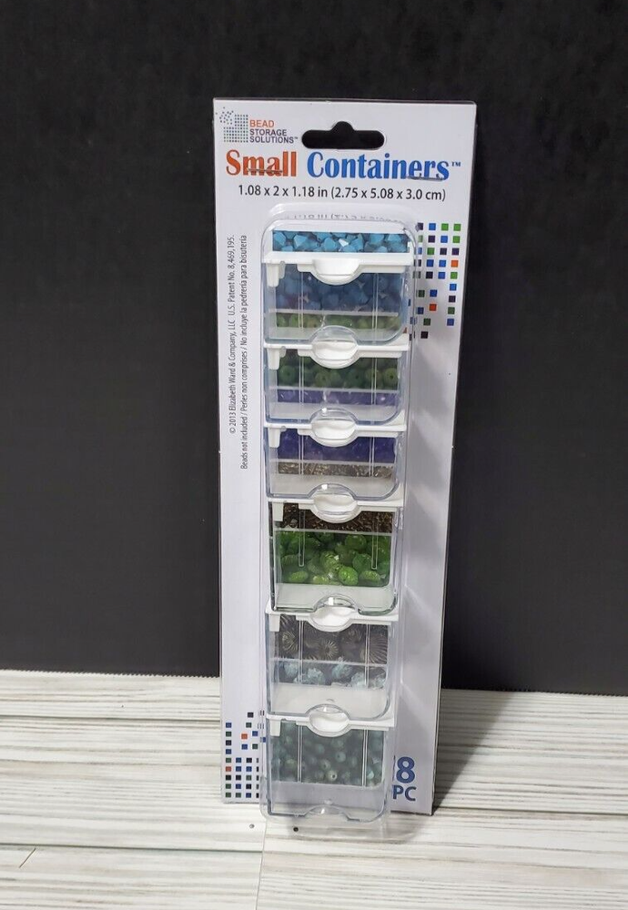 Elizabeth Ward bead storage containers you choose