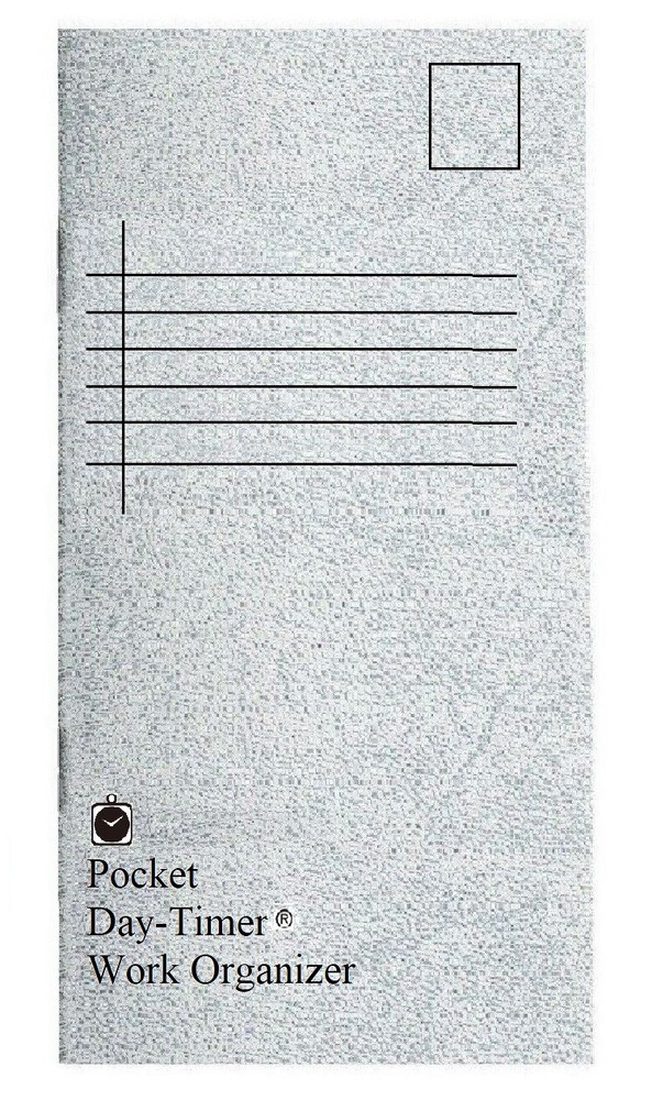 Day-Timer Pocket Work Organizer + Instructions, Stapled,  3 1/2" x 6", #48800