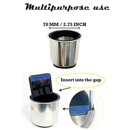 Magnetic Cup Holder Beverage Holder Drink/Can Holder - Strong Magnet Sticks