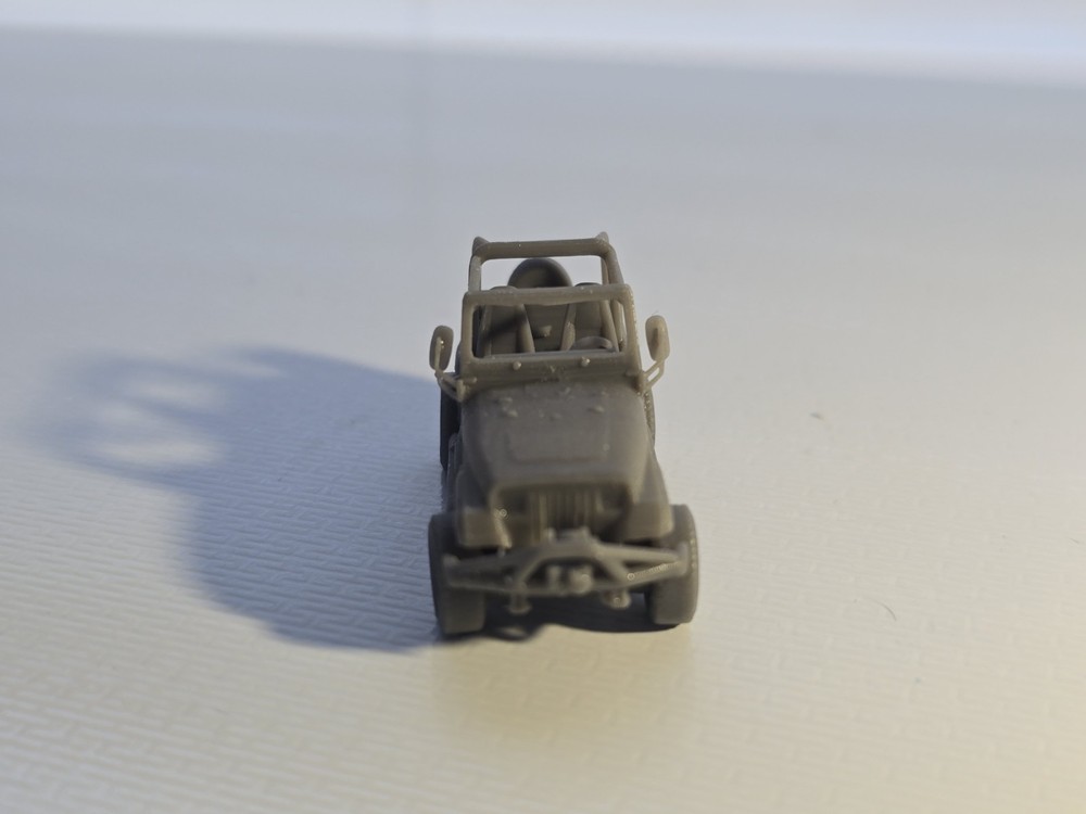 N Scale 1987 Jeep Wrangler Undecorated Kit 3d Printed