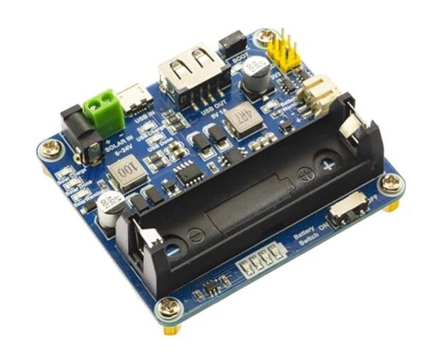 Solar Power Management Module for 6V~24V Solar Panel Supports Solar Panel/USB