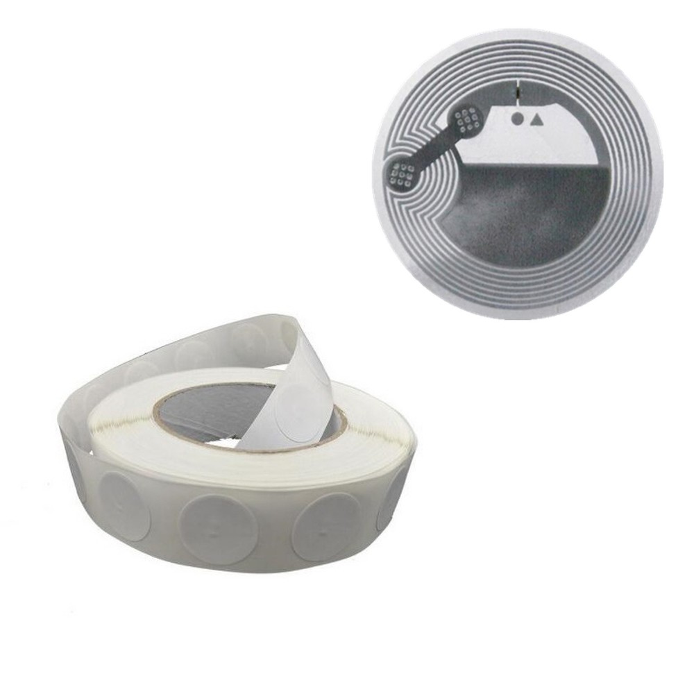 100PCS NFC Tags 180 bytes-Sticker NTAG 213 Tag RFID Tags - For Android & iPhone