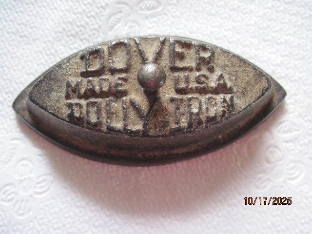 SALESMAN SAMPLE  DOVER SMALL IRON U.S.A.