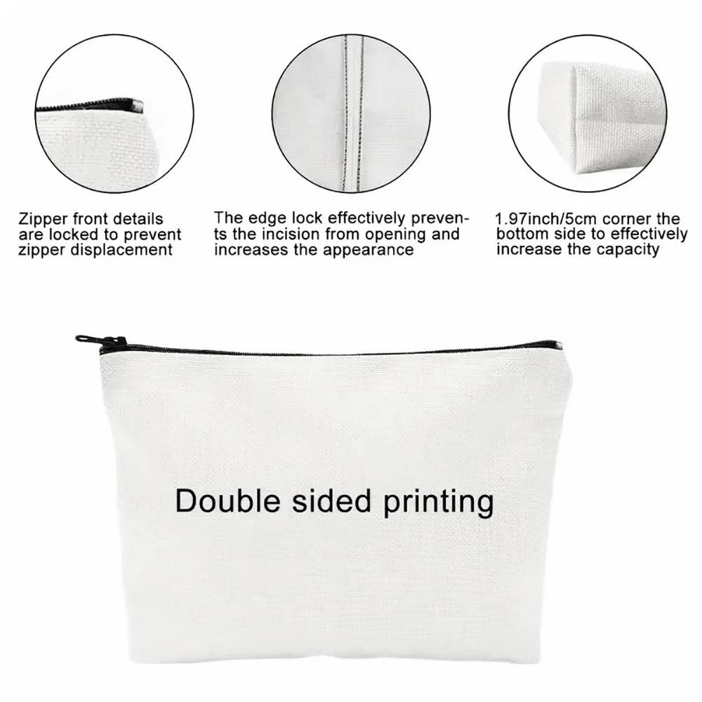 Enchanted Forest Makeup Bag – Witch/cat/moon Dark Green Pouch for Students