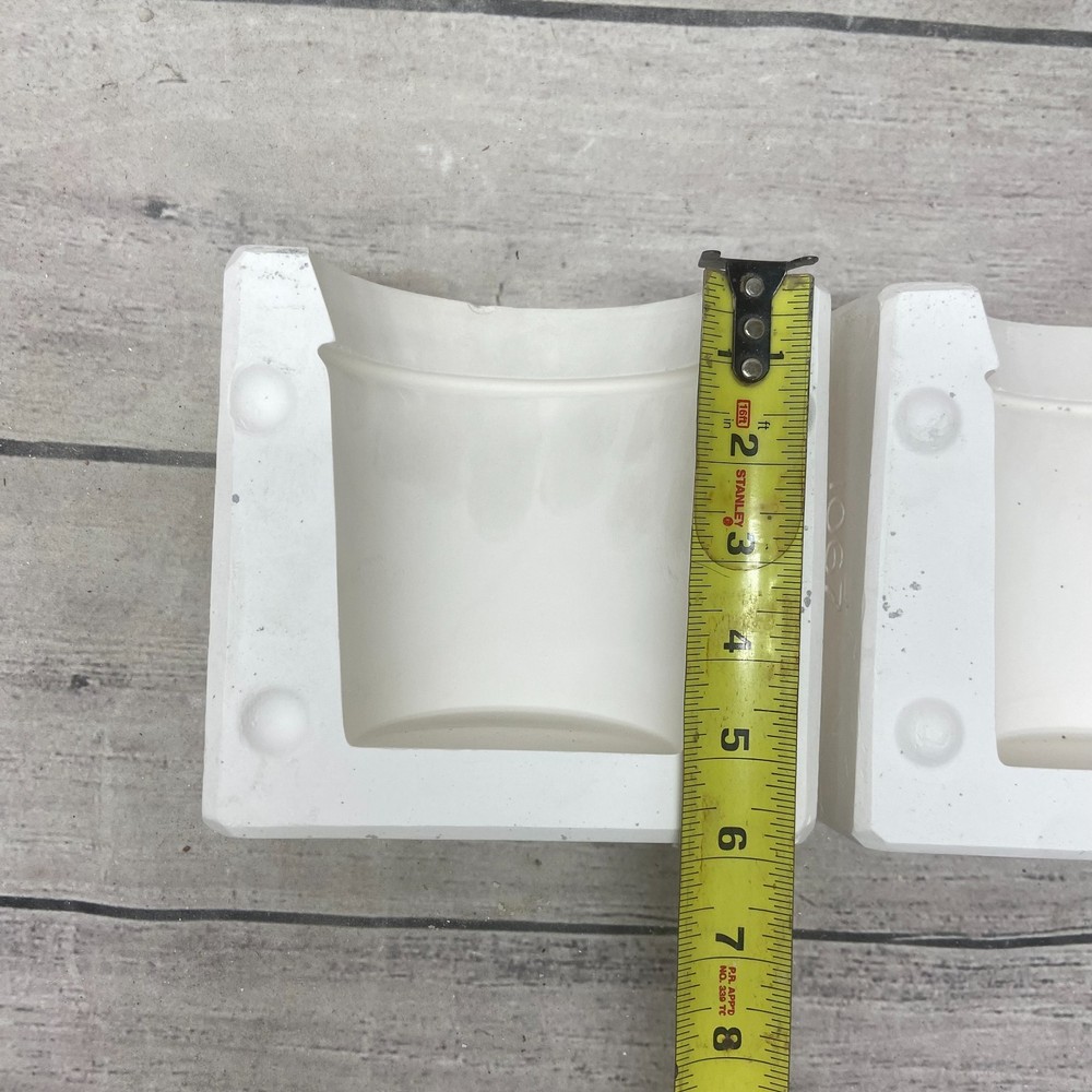 Vintage 1995 Boothe Mold Ceramic Casting Slip Mold Plain Base Dish Bowl #1067