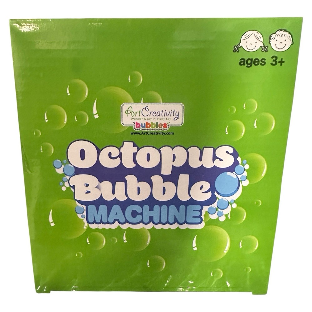 Octopus Fun Outdoor Bubble Machine for Kids