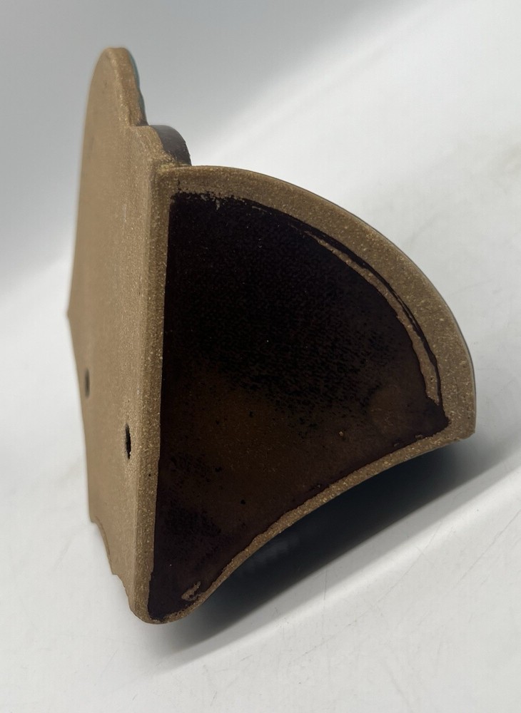 Asymmetrical Art Pottery Corner Shelf