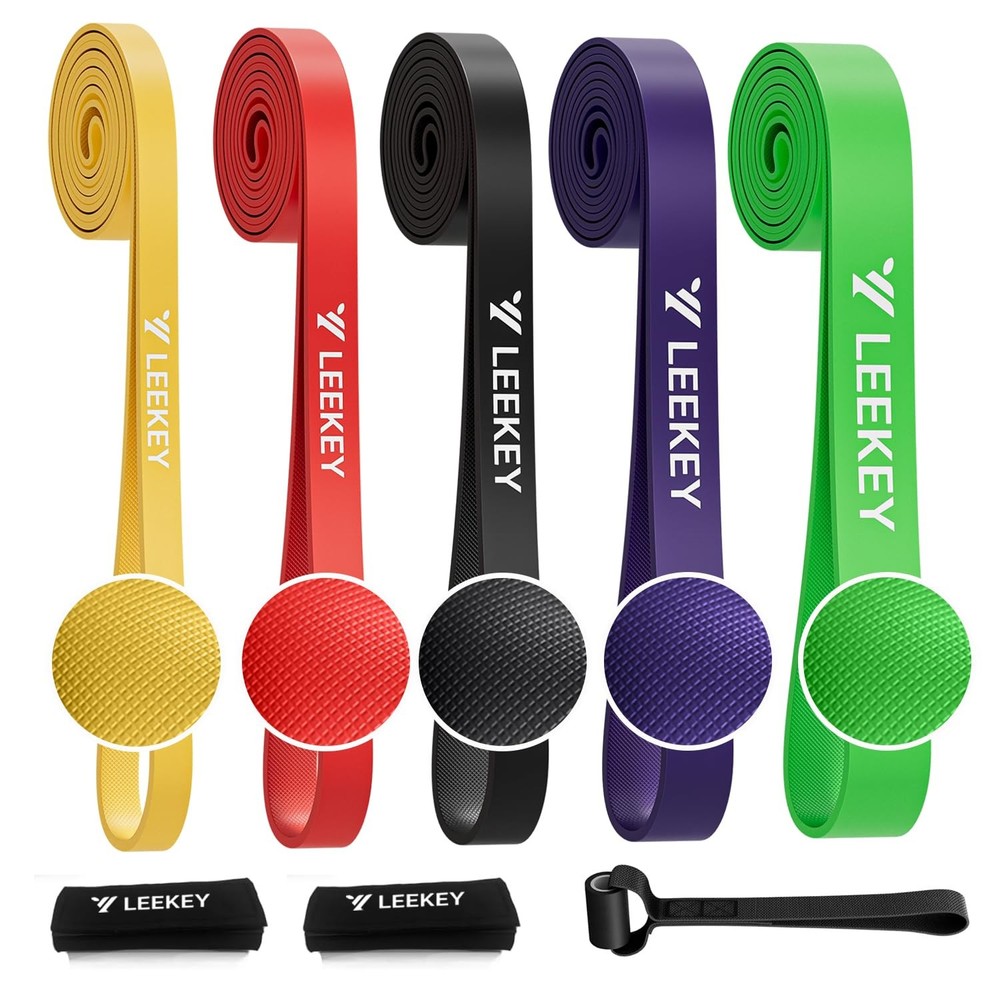 Resistance Bands, Exercise Bands with Bag,Rubber Pull Up Assist Bands - Bands...