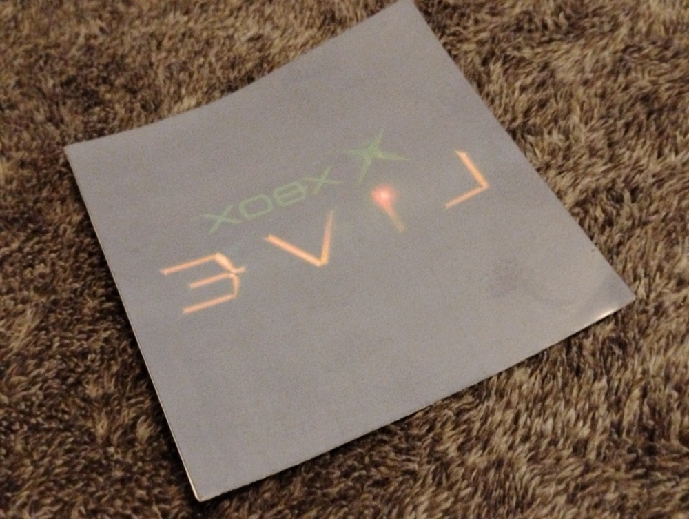 Original Microsoft Xbox LIVE Sticker Promotional Decal & Making It Easier Pin