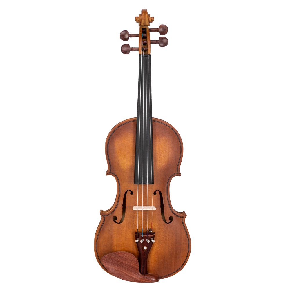 4/4 Spruce Violin Set, Matte Natural, with Case & Accessories