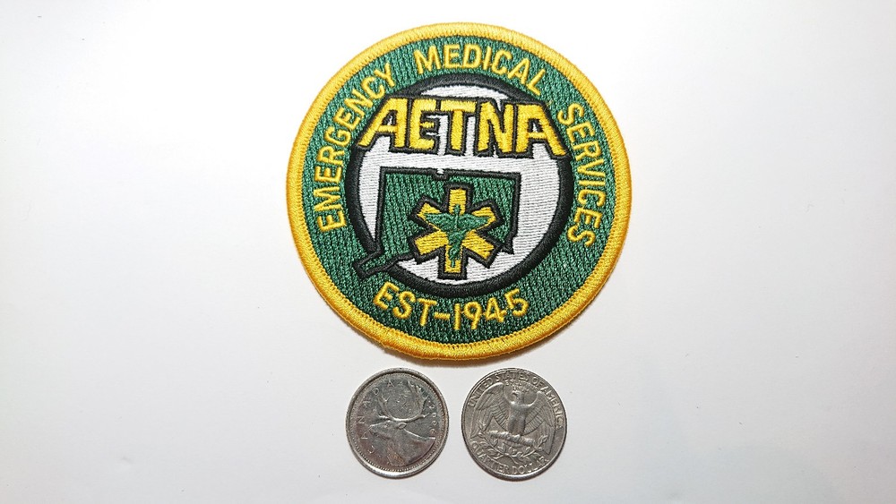 Emergency Medical Services AETNA Patch Badge Crest