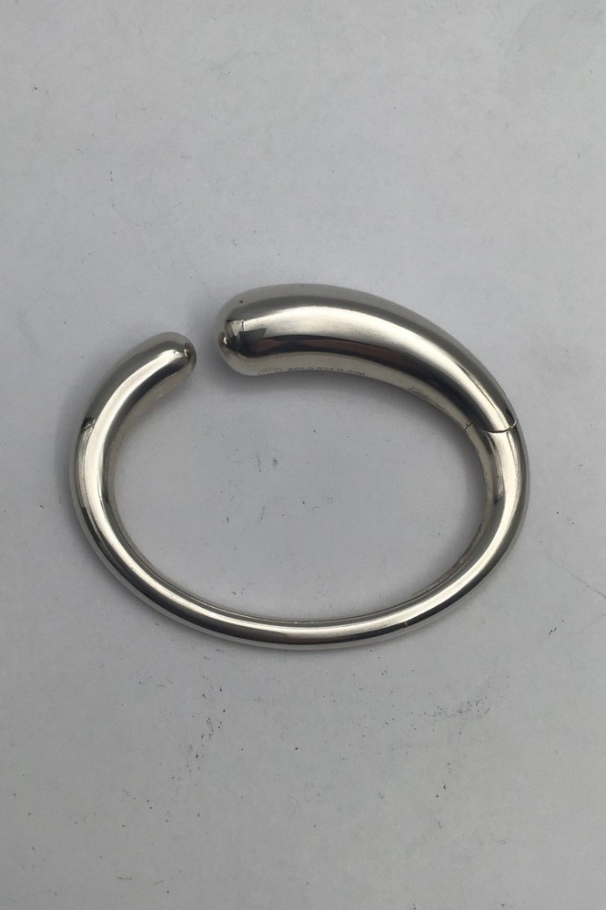 Georg Jensen Sterling Silver Bangle Mercy (Hinged) No. 634 B