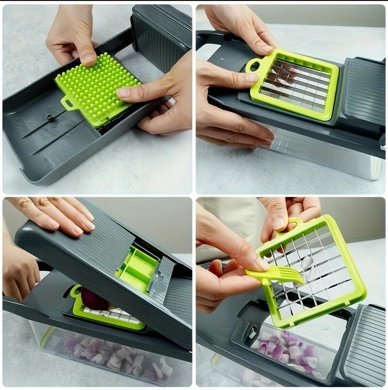 Multifunctional Vegetable Fruit Chopper Cutter - Home Kitchen Onion Veggie Dicer