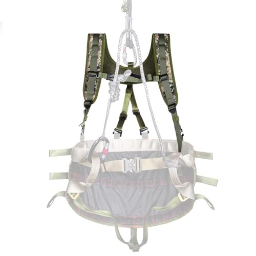 Tree Saddle Suspenders, Modular Yoke Support System with Universal Molle Kit,