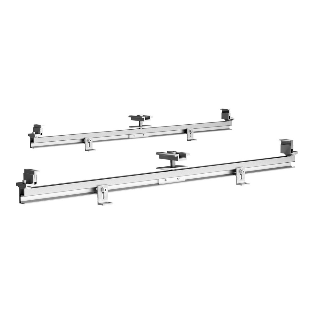 Performance Solar Mount System 4x30in Rails 6 Clamps 35-40mm Adjustment