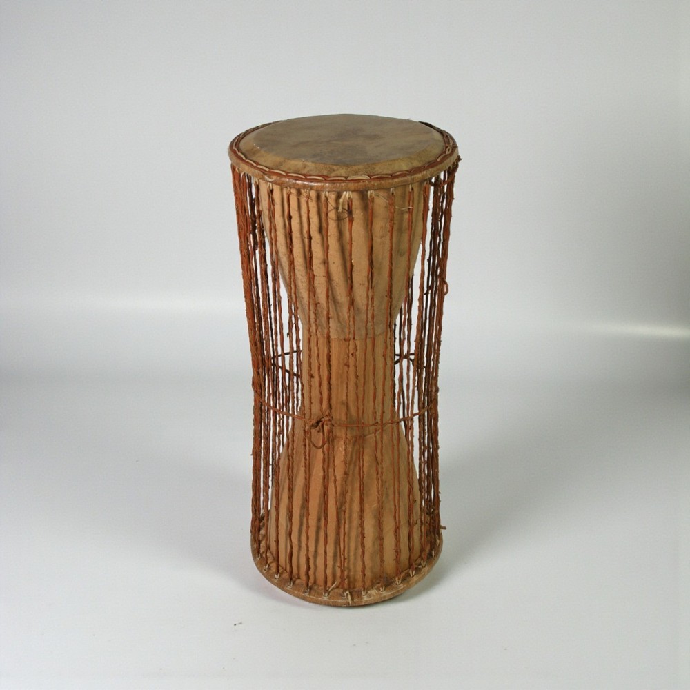 Vintage African Djembe Talking Drum