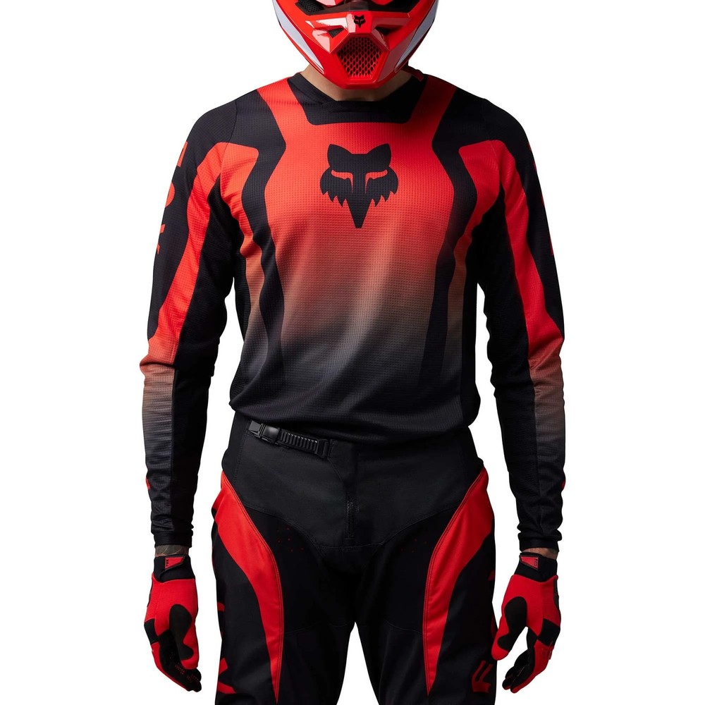 FOX MX Jersey & Pant Kit - 180 LEAN (Red/Black)