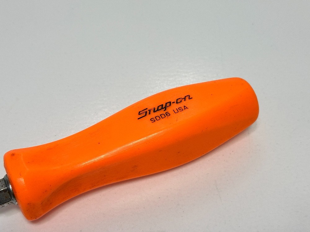 Snap On Tools USA Orange Hard Handle Phillips Tip Screwdriver