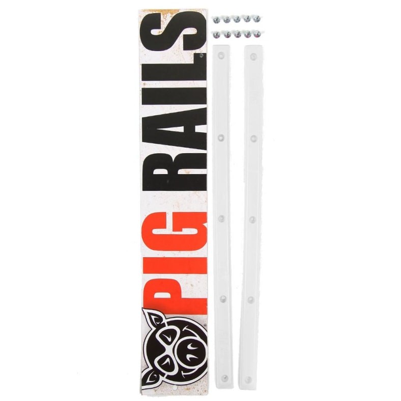 Pig Rails White Old School Skateboard Sliders