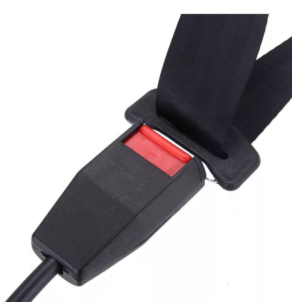 For All Chevrolet Front Seat Belts 3-Point Adjustable Adjustable Pair Black