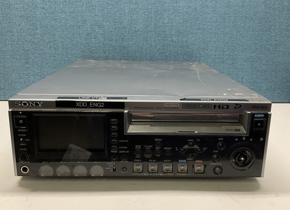 Sony PDW-F70 XDCAM HD Disc Recorder