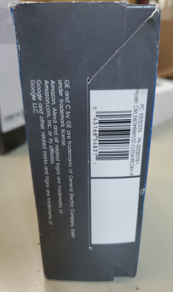 Cync GE Bedroom Light + Switch Starter Kit - Smart Bulb Removable Dimmer Switch