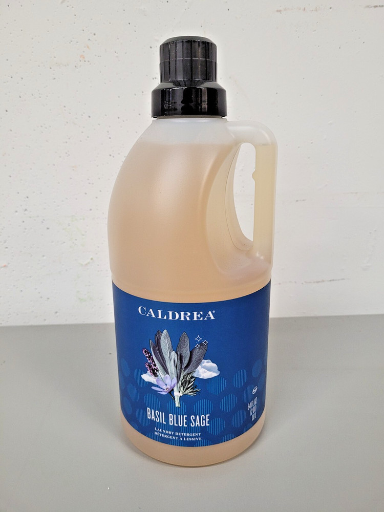 Caldrea Detergent, BASIL BLUE SAGE, 64 oz - Plant Based -DISCONTINUED