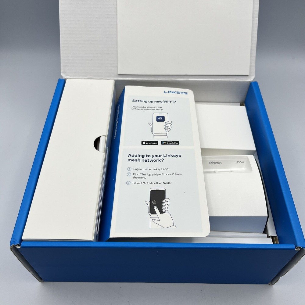 Linksys Velop Mesh Home WiFi System Up to 3,000 Sq. ft Coverage, AC1300 - 2 Pack