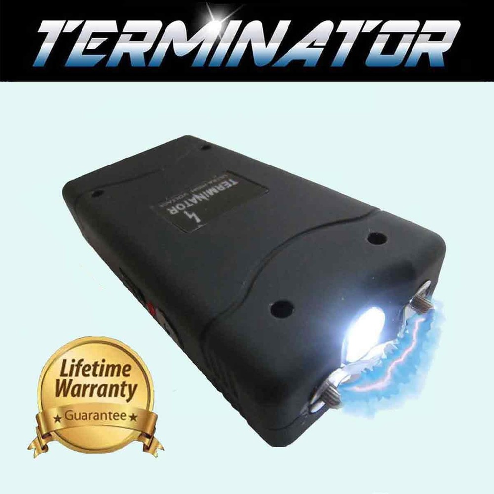 TERMINATOR MINI RECHARGEABLE POLICE FLASHLIGHT STUN GUN