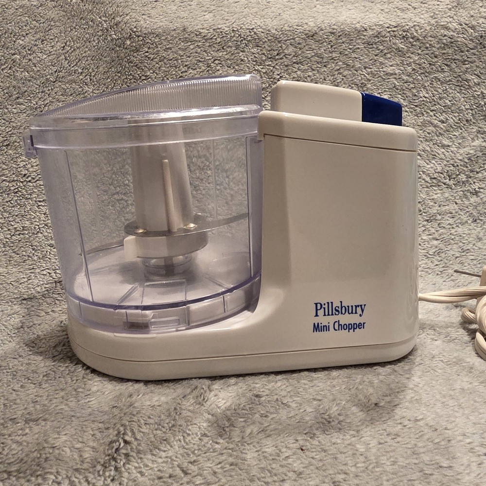 Pillsbury Mini Chopper 1.5 Cup Electric White - Tested Working