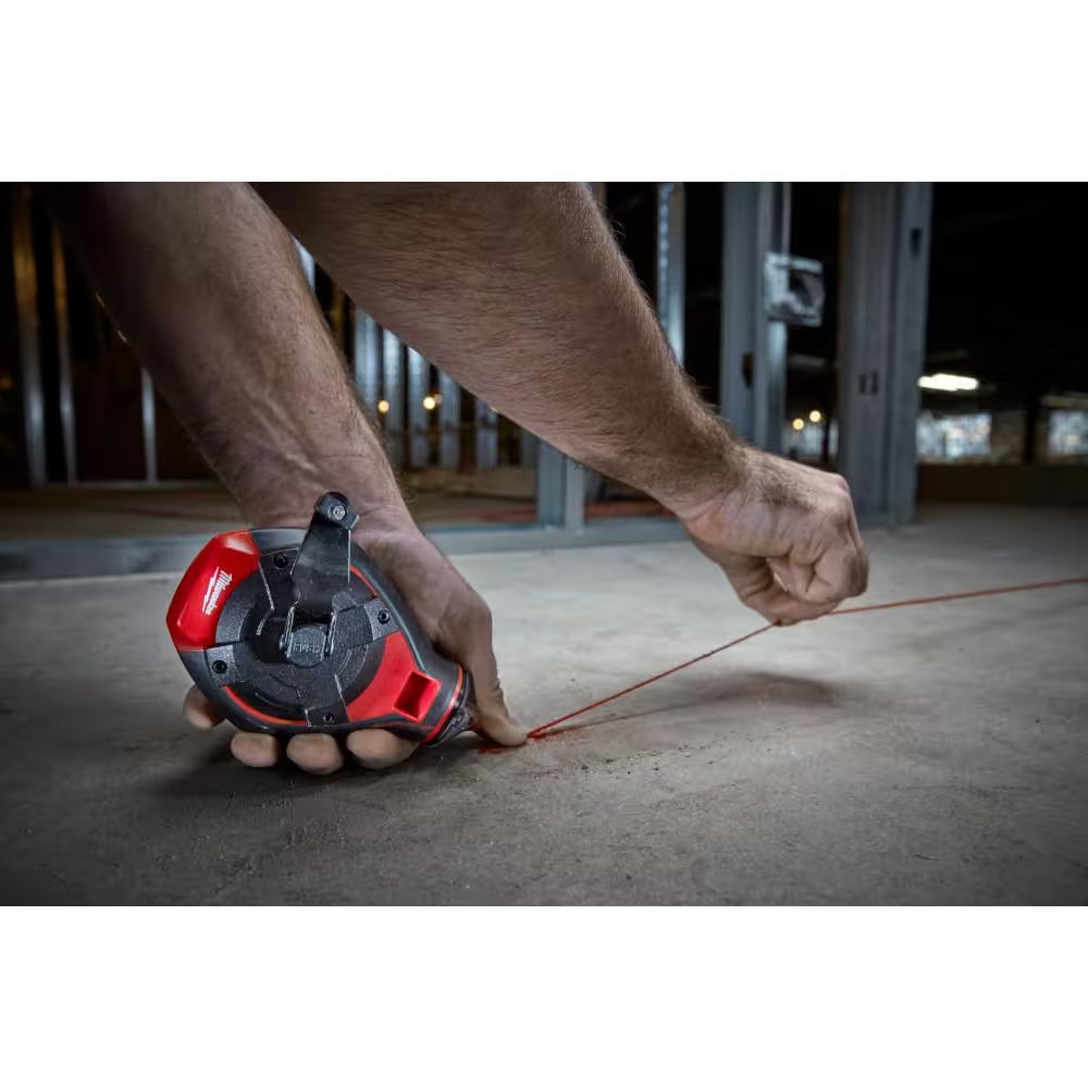 100 Ft. Bold Line Chalk Reel Kit with Blue Chalk
