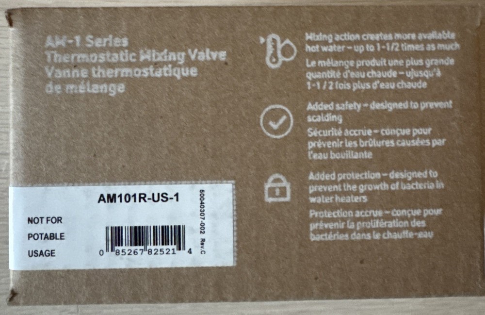 Honeywell Home AM101R-US-1 3/4" Union Sweat Heating Only - Brass