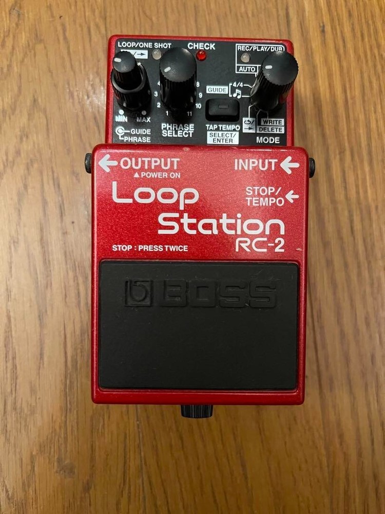 Boss RC-2 Loop Station Guitar Effect Pedal Compact Phrase Recorder Pedal Tested
