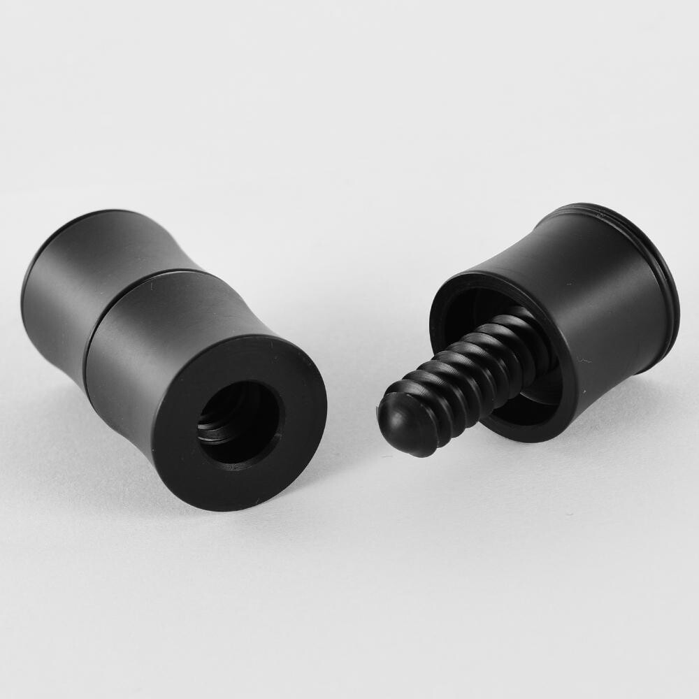 18PC 5/16 X 18 Joint Protectors/Joint Billiard Pool Cue Protector Black