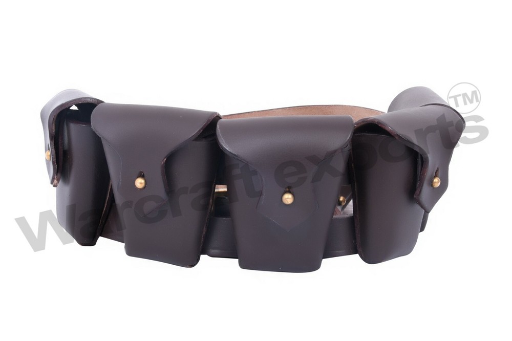 1903 Pattern Leather Five Pocket Bandolier for Jawa Costume