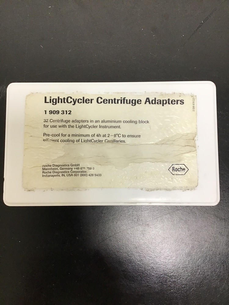Roche LightCycler Centrifuge Adapters 1 909 312