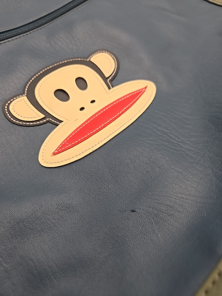 Vintage Paul Frank Julius Monkey Messenger Bag Blue