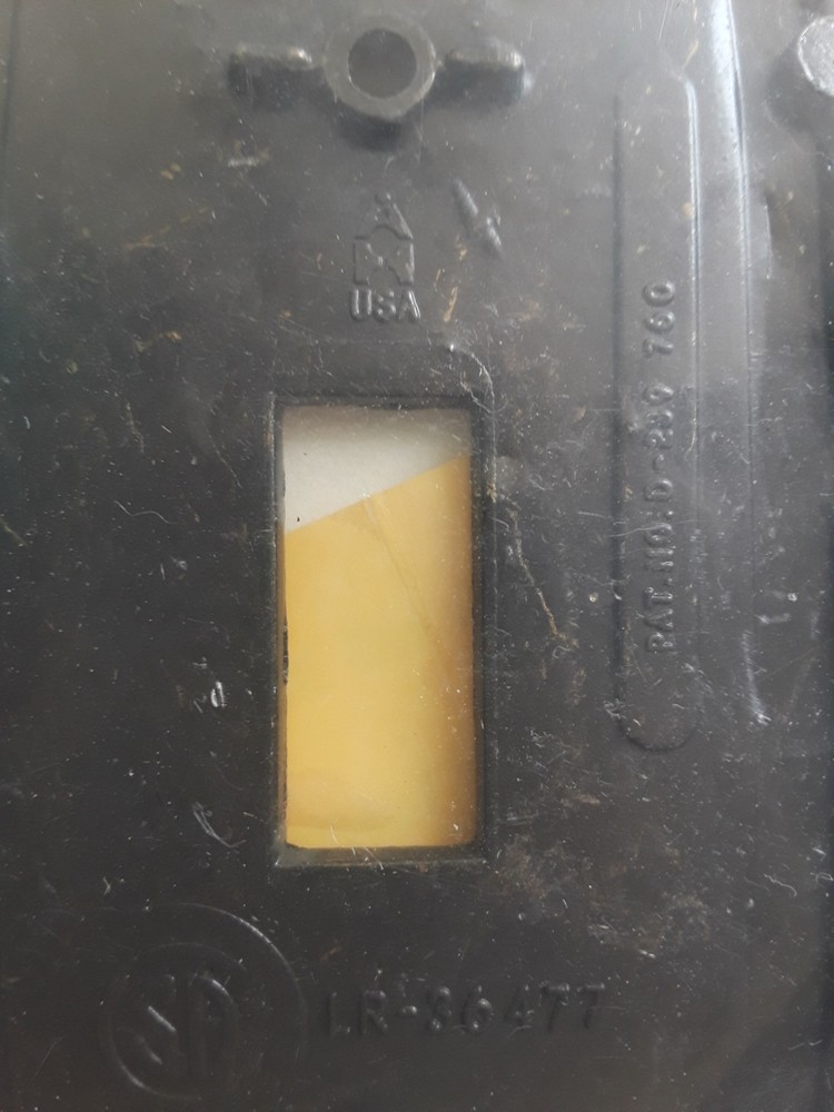 Antique Brass Single Switchplate